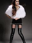 100% Real Ostrich Feathers Fur Stole Scarf Cape Wedding Bridesmaid 