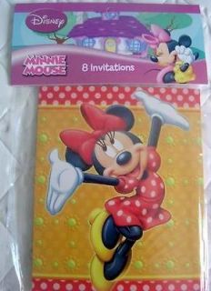 minnie mouse party supplies 24 invitations favors decoration invite 