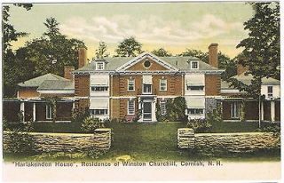 CORNISH, NEW HAMPSHIRE HARLAKENDEN HOUSE RESIDENCE OF WINSTON 