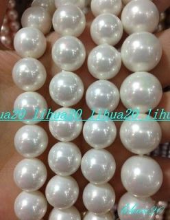 promotion new south sea white shell pearl 8mm 20mm round