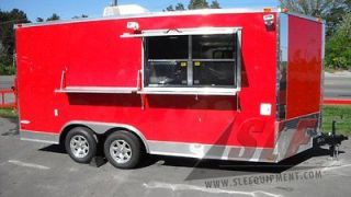 16 RED EVENT FOOD CATERING SMOKER BBQ ENCLOSED CONCESSION 