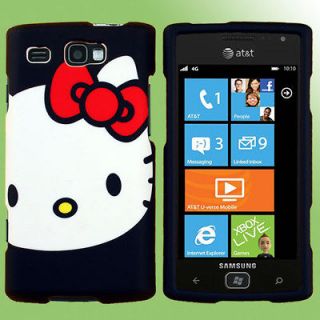 Case for Samsung Focus Flash Hello Kitty H Snap On AT&T SGH i677 Cover 