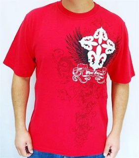 Phat Farm Crash T Shirt   Red Hip Hop Urban clothing street wear 