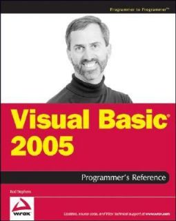 Visual Basic 2005 Programmers Reference by Rod Stephens (20