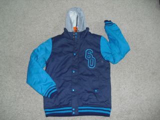 nike 6 0 hazed jacket uk m letterman new skate navy blue rrp £ 100 