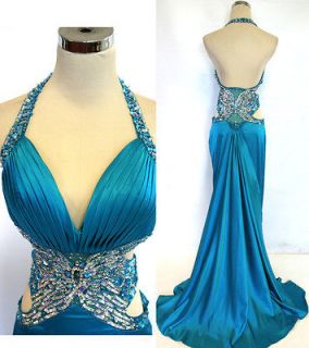 nwt windsor $ 220 peacock pageant prom evening gown 10