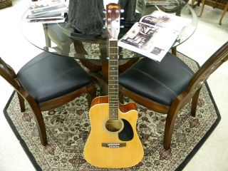 pignose cutaway dreadnaught acoustic guitar pro quality 
