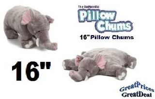   New Authentic Cuddly Pets Pillow Chums Peanuts ELEPHANT Special