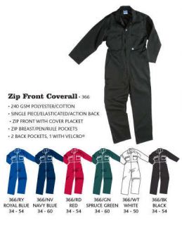 zip front coverall overa ll boilersuit mechanics work more options
