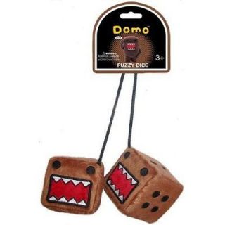domo kun big mouth plush fuzzy dice ht dfd101 expedited