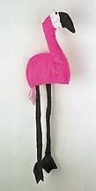 hot pink flamingo bird hat novelty tropical paradise bright