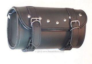 Premium TOOL BAG Motorcycle Leather bag 3 LAYER STURDY Quick Release 