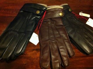 Dents Mens Luxury Leather Gloves Wool Lined & Gift Box RRP£80 Great 