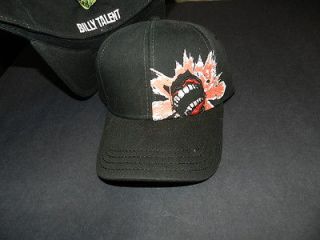Billy Talent TM black with mouth logo hat One size flex NEW with tag