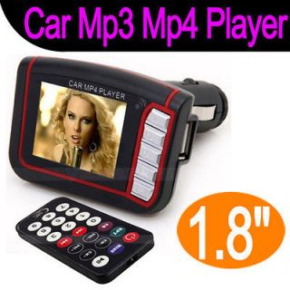 LCD Car  MP4 Player Wireless FM Transmitter SD MMC Card w 