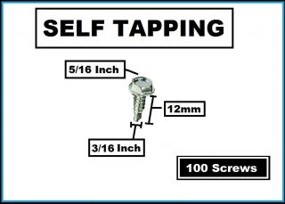   Tapper(Tapping​)Metal Screw 10x12mm(​5/16 Nut Driver Head)SD10X12