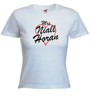 mrs niall horan t shirt print any name words more