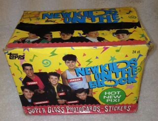 1989 Topps NEW KIDS ON THE BLOCK Series 1 Box of Unopened Cello Packs