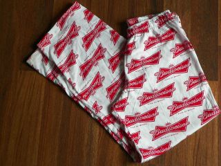 Budweiser Lounge Bottoms Pants PJ Pajama New Great Gift Idea