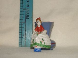 newly listed occupied japan figurine 2 miniature vase w woman
