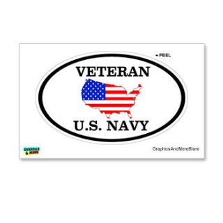 veteran us navy window bumper locker sticker 