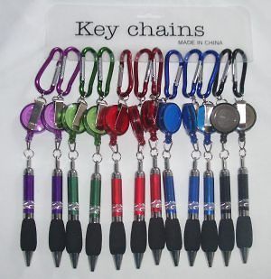   Pen Belt Clip Key Chain Office Supplies Prevent Pen Theft NR