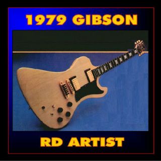 newly listed 1979 gibson rd artist classic guitar plaque time