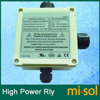 high power relay 220V for electrical heating for solar water heater 
