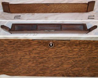 antique tiger oak singer treadle sewing machine center middle flip