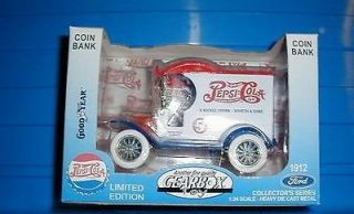 pepsi cola coin bank truck 1912 ford new gearbox time