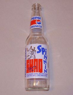   LongNeck Shaq Spinnin 1993 Collectible Glass Soda Pop 12 oz Bottle
