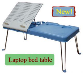 Folding Laptop/Noteboo​k table for bed adjustable​ cooler