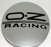 oz racing genuine centre cap badge m595 63mm silver black