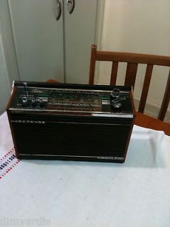 RADIO NORDMENDE GLOBETROTTER TN 6001 in real teak wood with FM up 