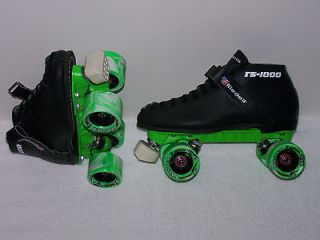 new riedell leather 125 roller skates mens 9 5 time