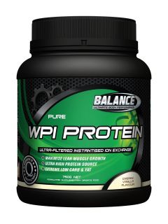 BALANCE WPI Protein 750g Vanilla Low Carbs Whey Protein Isolate Ion 