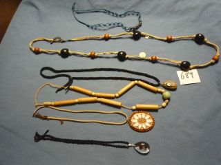 Rope Necklace Lot #689 Magnet Blinking Slot Machine Pendant