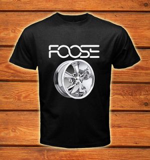 Foose Accesories Sport Car Vintage Logos Men Black T shirt tee size S 