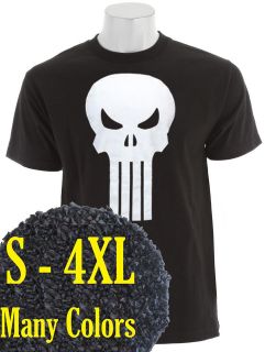 The Punisher Shirt Comics Skull Punk Retro Vintage Comic T shirt