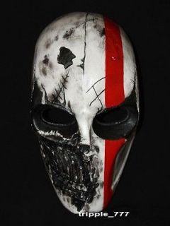 ARMY of TWO PAINTBALL AIRSOFT BB GUN COSTUME COSPLAY MASK   White 