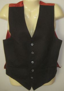 Jaquardi (Jaquard) Vintage Mens Tweed Wool Vest Made in Canada 37 