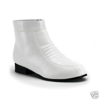elvis stormtrooper white ankle boots size 7 8 time left