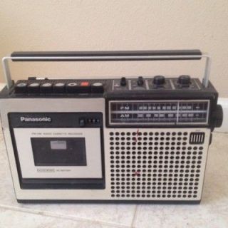 panasonic cassette tape recorder radio  