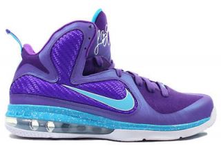 Nike LEBRON 9 SUMMIT LAKE HORNETS Pure Purple Turquoise Blue allstar 
