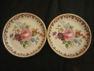 crown staffordshire pin dishes floral bone china from united