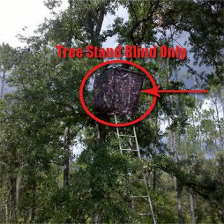Newly listed Hunting Deer BLIND Wrap for 2 Man Ladder Tree Stand camo 