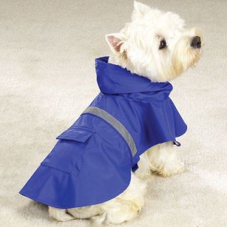 Guardian Gear Puppy Dog Reflective Rain Coat Slicker Heavy Duty Pet 