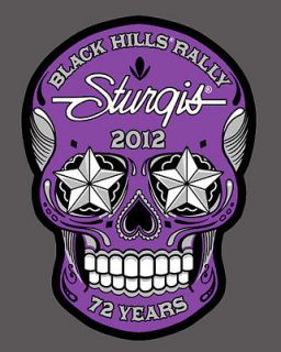 2012 sturgis rally embroidered biker 4 inch patch