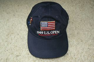   blue 1999 US Open hat Pinehurst #2 USGA buckle strap Payne Stewart won