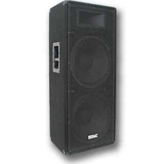 new dual 15 seismic audio pa speakers dj pro speaker